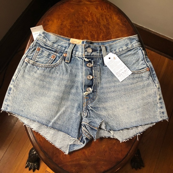 Levi's Pants - Levi’s 501 Selvedge Denim Shorts NWT Size 24